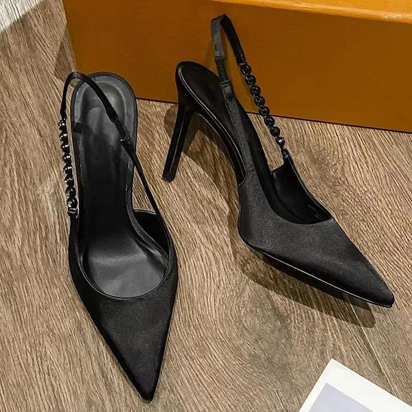 Sapatos de vestido feminino cor sólida sandálias suaves tornozelo cinta gatinho salto festa ponto toe elegante