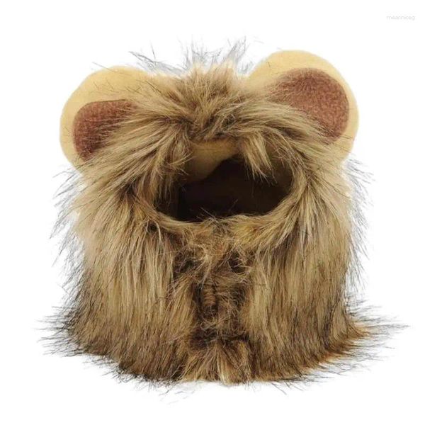 Costumi per gatti Lion Mane Divertenti cappucci per parrucche cosplay per animali domestici Trasformati in un vestito resistente alla pelle per Halloween