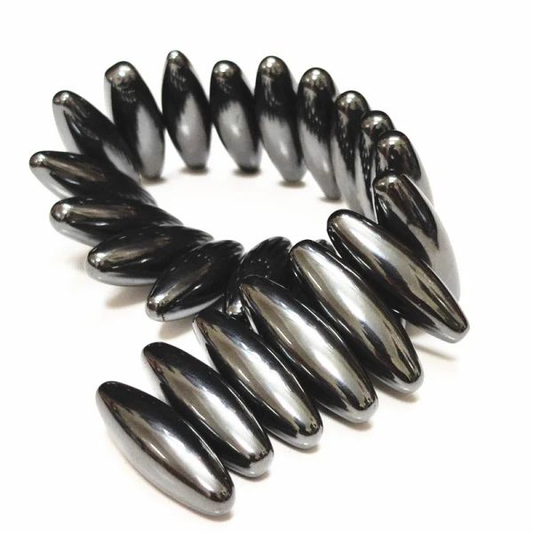 6pcs-100pcs Starke Magnettherapie Reliefspielzeug Oval Form Olivenrassel Power Ferrit Magnet Perlen Set Health Care Massagarme