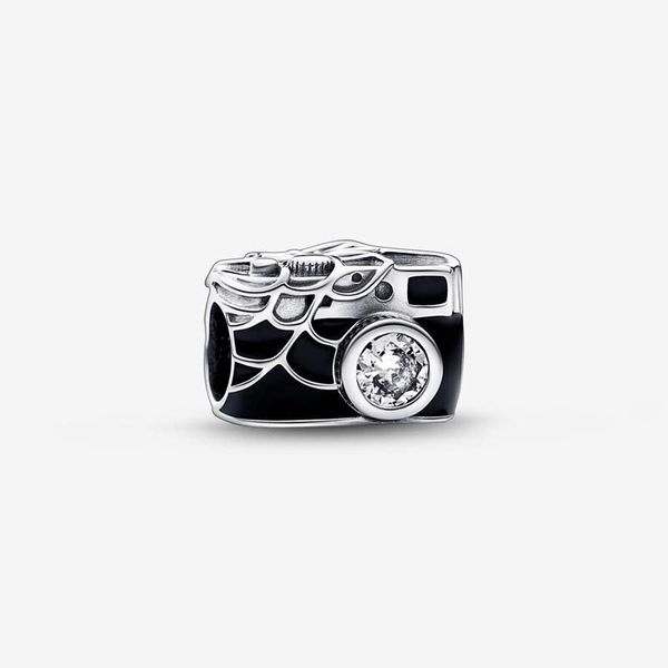 TOP Qualität Kamera Selfie Charm Pandoras 925 Sterling Silber Luxus Charm Set Armband Herstellung Perlen Charms Designer Halskette Anhänger Original Box Großhandel