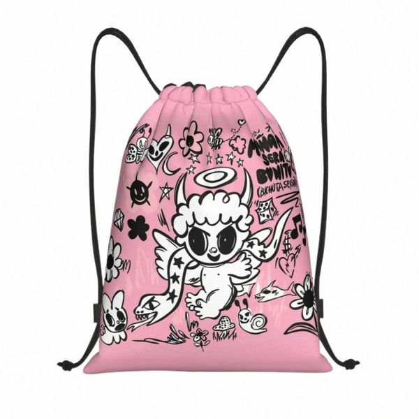 bichota Seas Karol G 2023 Mochila com cordão para academia e esportes Sackpack Manana Sera Bito String Bag para Yoga 682G #