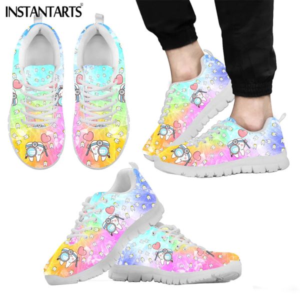 Stiefel Instantarts Zahnarztschuhe Frau Flats Sneakers Gradienten Zahn Zahnarzt Doktor Sommer atmungsaktiv