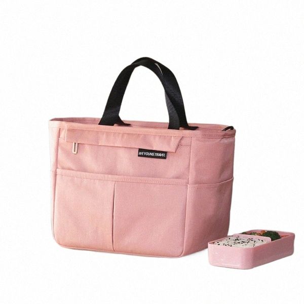 Borsa termica portatile Borsa termica Borsa termica per il pranzo Borsa termica per picnic Borsa da viaggio per alimenti Borse per bevande Snack Conservare la scatola di immagazzinaggio fresca J0uv #