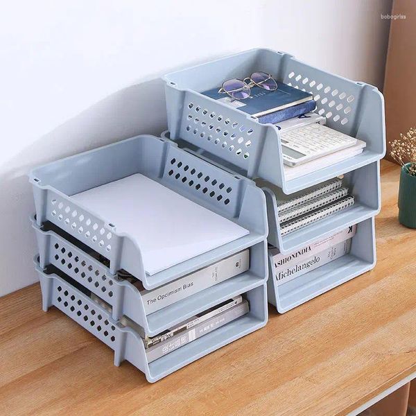 Haken A4 Multi-schicht Datei Fach Organizer Dokument Papier Rack Kunststoff Buch Regal Halter Büro Schreibwaren Box