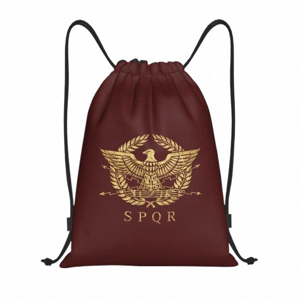 Impero romano Aquila Emblema Zaino con coulisse Borse Donna Leggero Italia Orgoglio italiano Palestra Sport Sackpack Sacchi per negozio D4NI #