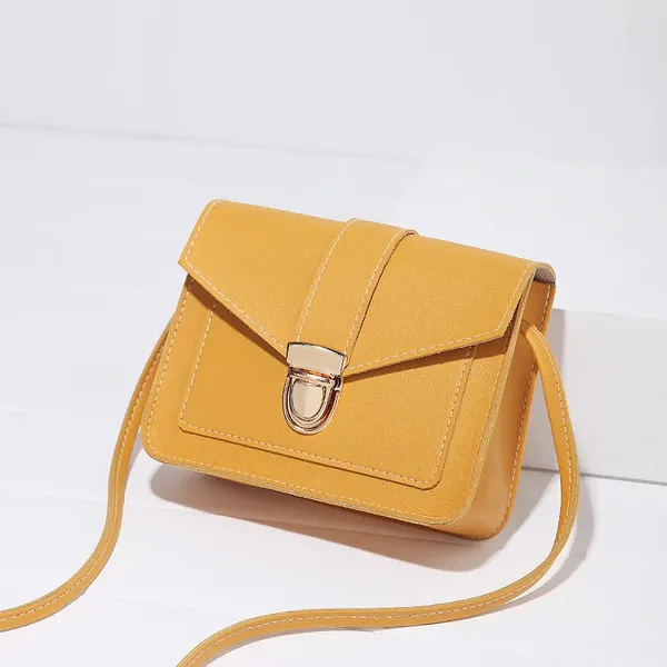 Sacos de ombro moda pequena crossbody para as mulheres 2024 mini couro do plutônio saco do mensageiro menina amarelo bolsas senhoras bolsa telefone