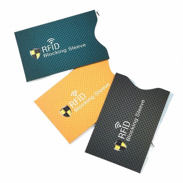 5pcs New Folha de Alumínio Titular do Cartão Anti-roubo RFID Bloqueio Manga Carteira Proteger Caso Capa de Segurança Banco de Cartões de Crédito Protetor O2p9 #