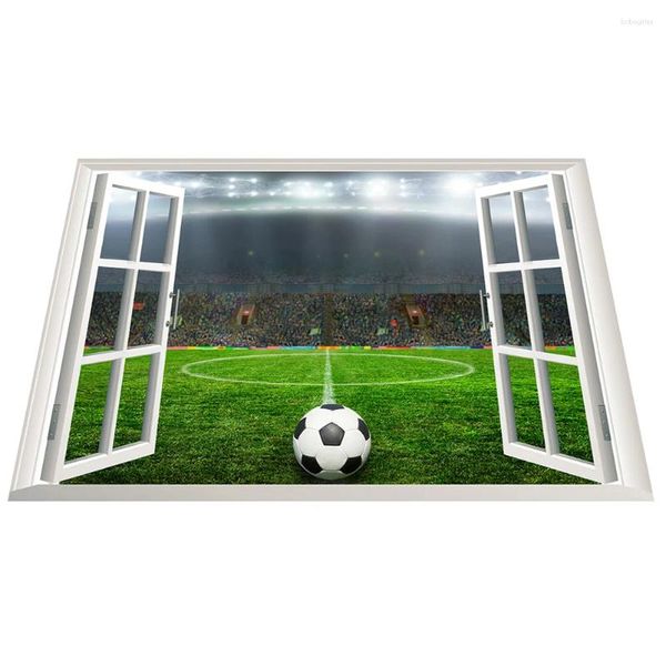 Tapeten Wall Aufkleber Fußball Stadium Dekorative Gemälde Poster Geschenk PVC -Dekorationen Sportarten