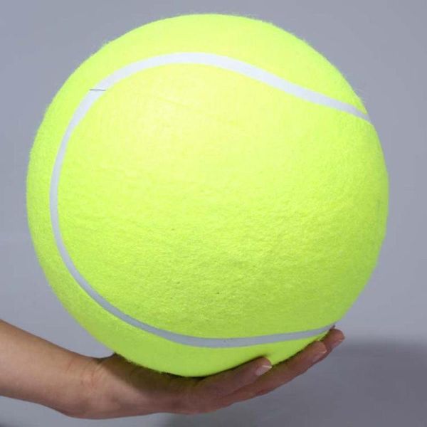 NEU 24 cm Big Giant Dood Dog Welpe Tennis Ball Thrower Chucker Launcher Play Toy Supplies Outdoor Sport mit Naturkautschuk