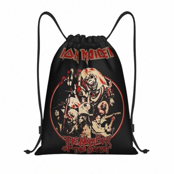 Heavy Metal Maidens Pop Rock Ir Zaino con coulisse Borsa da palestra sportiva per uomo Donna Acquista Sackpack 22L5 #