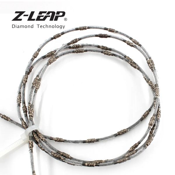 Zaagbladen ZLEAP 2.2/4.0mm Filo diamantato Sega Granito Gioielli Metallo Legno Pietra Filo da taglio Filo per brasatura sotto vuoto Lama per sega per macchina da taglio