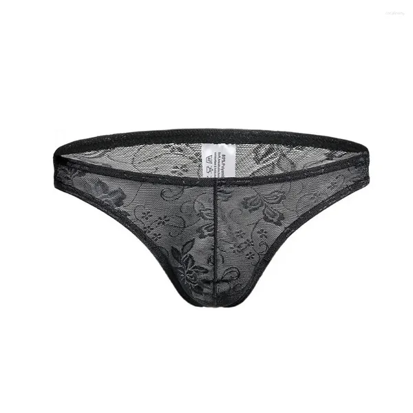 Underpants JAYCOSIN Men's Underwear Poliéster Moda Sexy Full Lace Strap Lingerie de Alta Qualidade