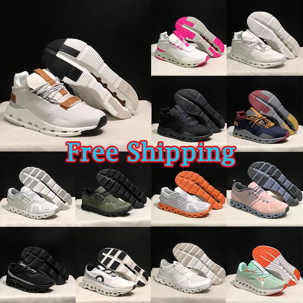 Frete Grátis Designer Running Shoes Cloudmonster Homens Mulheres Monster Cloud 5 Sneakers Triplo Preto Branco Rosa Azul Mens Cloudnovas Treinadores Esportivos Ao Ar Livre 36-45