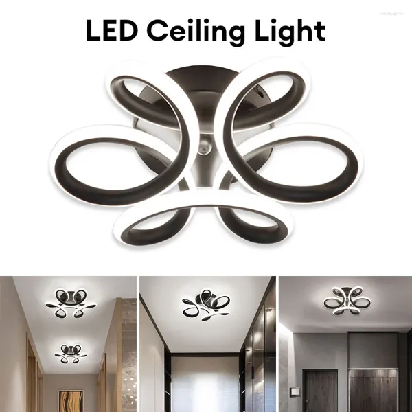 Luci a soffitto Luce a LED floreale moderna 20w lampadario per la casa 220 V Illuminazione per il corridoio del soggiorno camera da letto