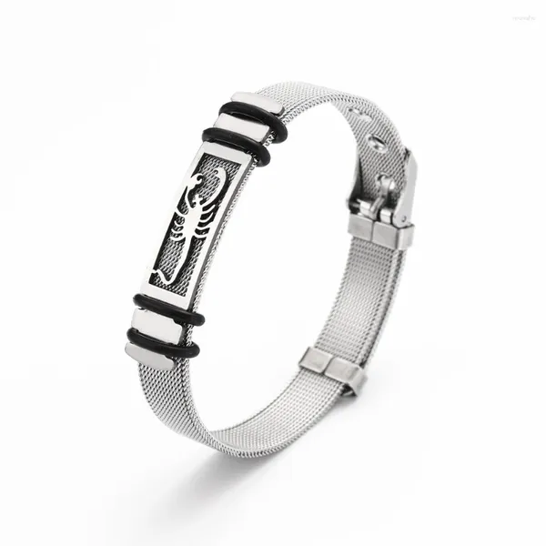 Armreifen Trend Edelstahl Scorpion Armband Charming Herren Mode Schmuck Accessoires Party Valentinstag Geschenk