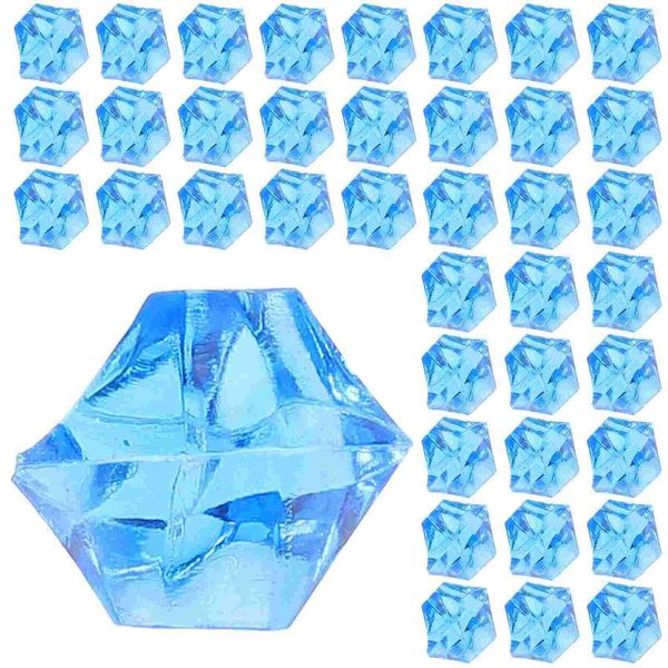 Vasi 450 pezzi simulati di ghiaccio Pografia puntelli riutilizzabili cubi finti pietra nuda acrilico artificiale riutilizzabile
