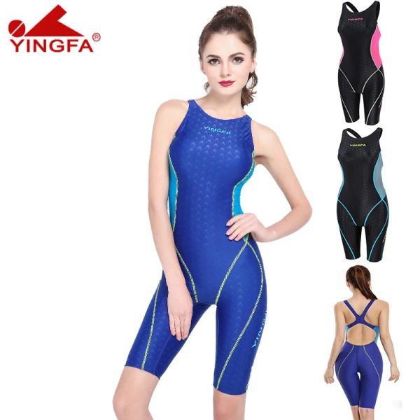 Combina Yingfa de alta qualidade Womenwear Concurso Profissional Concurso de Treinamento Profissional Resistente ao Cloro One Piece Swimsuit