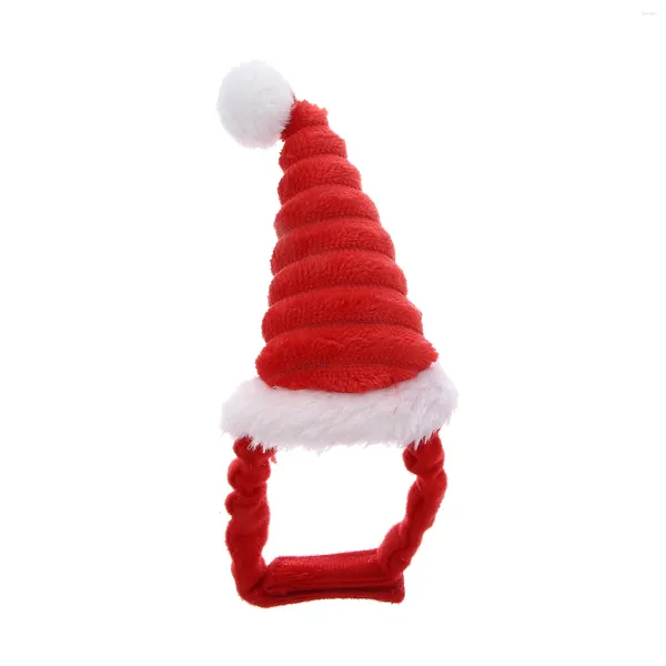 Abbigliamento per cani Cappello da Babbo Natale: piccolo copricapo natalizio per feste natalizie per animali, gatti, criceti, cincillà