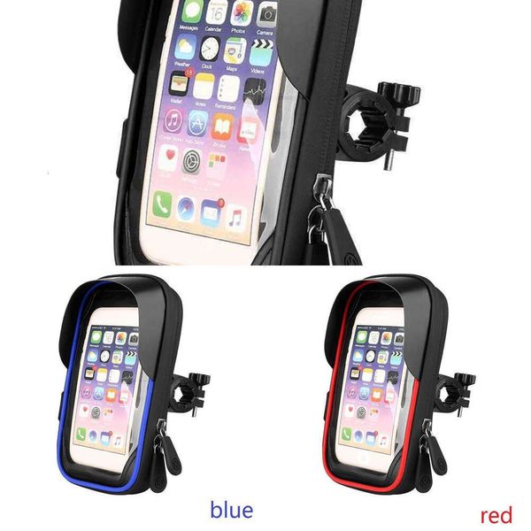 Aggiornamento del supporto del telefono del motociclo della bicicletta Custodia impermeabile Borsa del telefono della bici per Iphone Xs 11 Copertura dello scooter di supporto del supporto mobile Samsung S8 S9