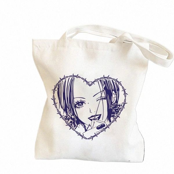negozio Borse Nana Anime Manga Ren Hjo Kawaii Girl Shopper Bag Stampa Canvas Tote Bag Borse Borsa da donna Harajuku Spalla 57rM #