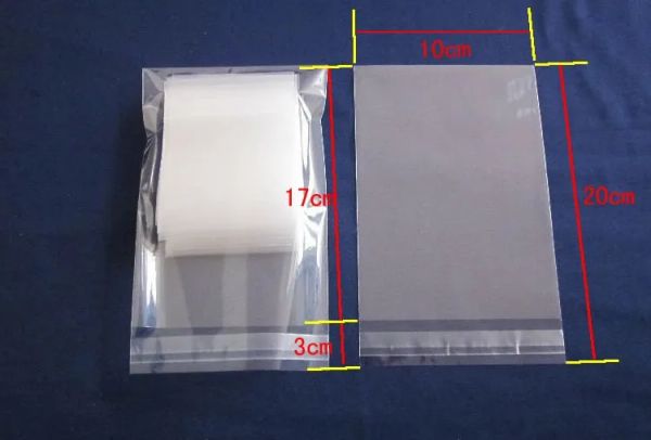 4x6cm --- 14x14cm verschiedene Modelle Polybeutel transparent Opp-Plastiktüten Selbstklebiger Siegel Juwelenherstellung Tasche