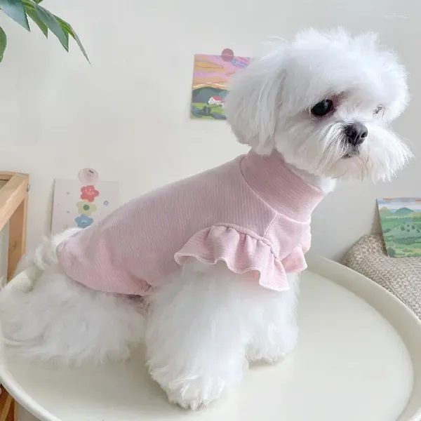 Köpek Giyim Yaz Gömlek Kedi Köpek Yeleği Yelek Pijamaları Yorkie Pomeranian Maltese Teddy Poodle Bichon Schnauzer Pet Giyim Küçük Giysiler