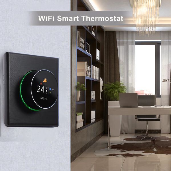 Wi -Fi Smart Thermostat Tempertate Controller Programmable Voice Control, совместимый с Alexa Google Home для воды/газового котла