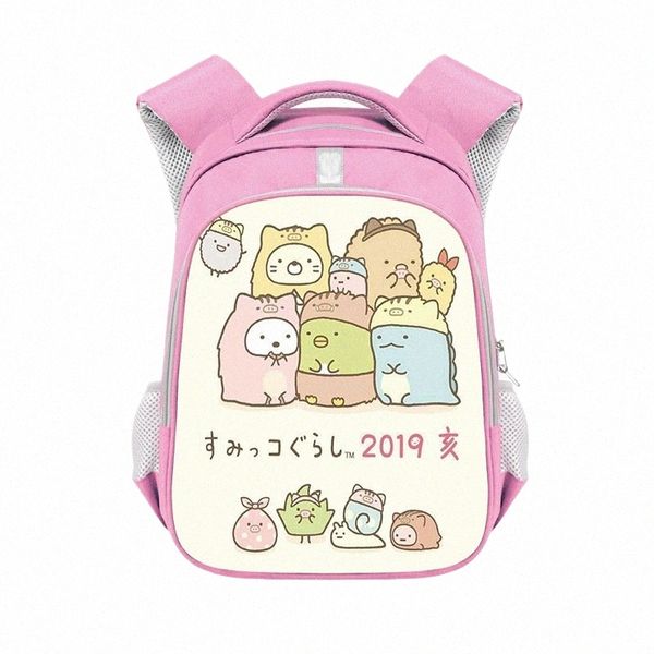 Прекрасный Carto Sumikko Guri Рюкзак Студенческая девушка Школьный рюкзак Открытый дорожный рюкзак 13 дюймов Большая вместительная сумка N5If #
