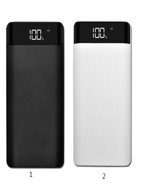 Универсальный 5V 2A 3 USB-порта Power Bank Case Kit DIY 8X 18650 Зарядное устройство DIY для мобильного телефона Samsung Xiaomi Whole3791902