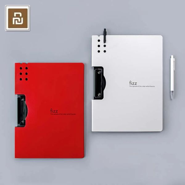 Controllo Nuovo per Xiaomi Fizz Cartella A4 Orizzontale Texture Opaca Pad Portatile Vassoio Portapenne Portatile Addensare Valigetta Forniture per Ufficio Scolastico