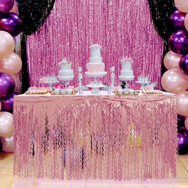 Юбка-стол со спиральной кисточкой для декора для свадьбы, дня рождения, рождественского праздничного праздника и украшения стула