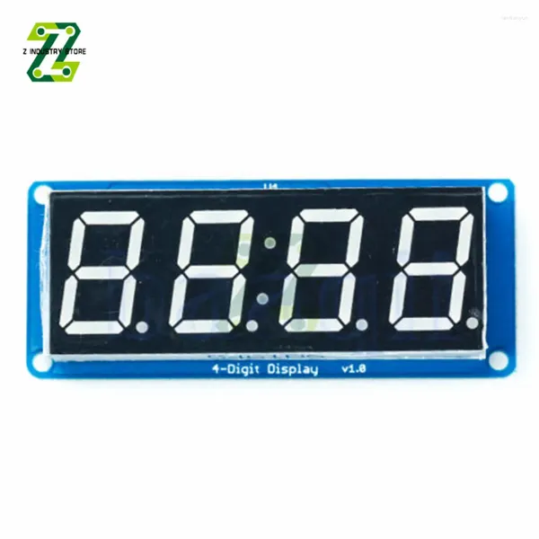 Tischuhren 4-stellige TM1637 0,56'' elektronische digitale LED-Röhrenuhr-Modul-Treiberplatine