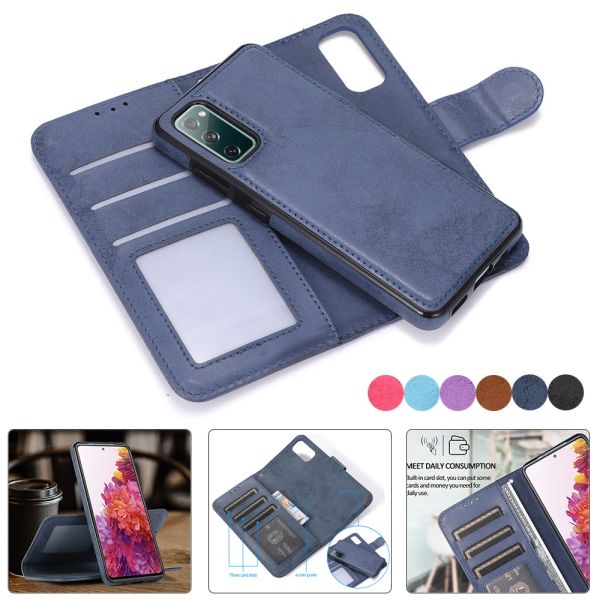 Custodia a portata di portafoglio rimovibile magnetica per Samsung Galaxy A33 A53 A73 A52 A72 A42 A32 A13 5G Copertina del porta