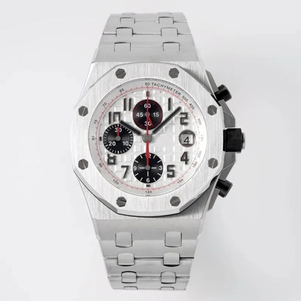 Orologio da uomo di design AAA di alta qualità al quarzo 44 mm quadrante in ceramica cinturino in acciaio inossidabile data automatica un orologio P luminoso Montre De Luxe orologi da polso