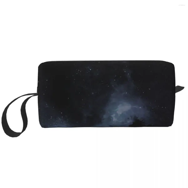 Borse per cosmetici Custodia per trucco portatile Galaxy Star Night per viaggi in campeggio Attività esterne Borsa per gioielli da toilette