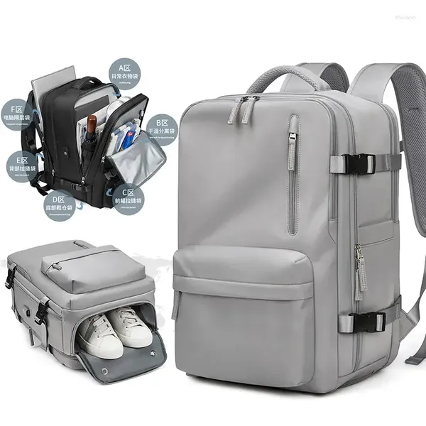 Рюкзаки, расширяемые дорожные сумки большой вместимости, водонепроницаемые школьные студенческие рюкзаки, мужские рюкзаки для мальчиков и девочек, 16 дюймов для ноутбука