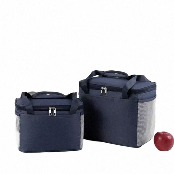 nuova borsa termica isolata portatile termica per picnic scatola di immagazzinaggio per il pranzo cam cibo Ctainer impacco di ghiaccio isolato termo frigorifero g6Xu #