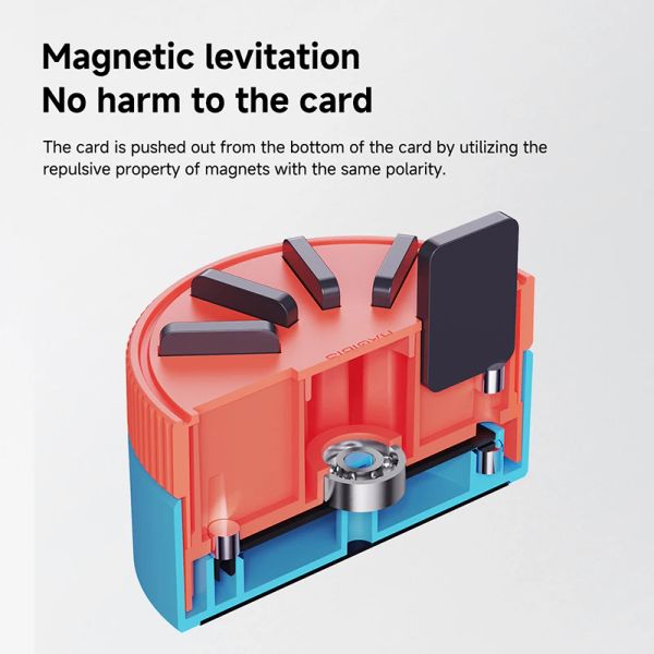Switch Hagibis Switch Rotating Game Card Case con 10 slot di carte da gioco Creative NS Card Storage Holdans per Nintendo Switch/Lite/OLED