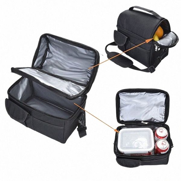 Borsa termica Lunch Box Pieghevole per auto Ice Pack Picnic Grande pacchetto isolante da asporto Borsa termica Frigorifero congelatore per Cam