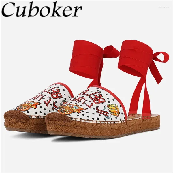 Casual Schuhe Stroh Sohle frauen Flache Sommer Sticken Sandalen Für Frauen Kausalen Wohnungen Doug Ankle Strap Frühling Damen Mujer