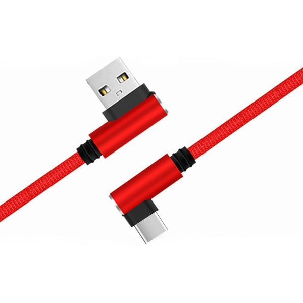 25cm 3A Cabo de carregamento USB tipo C USB TIPO C CABO DE CABEÇA CURTO CURTO CABE