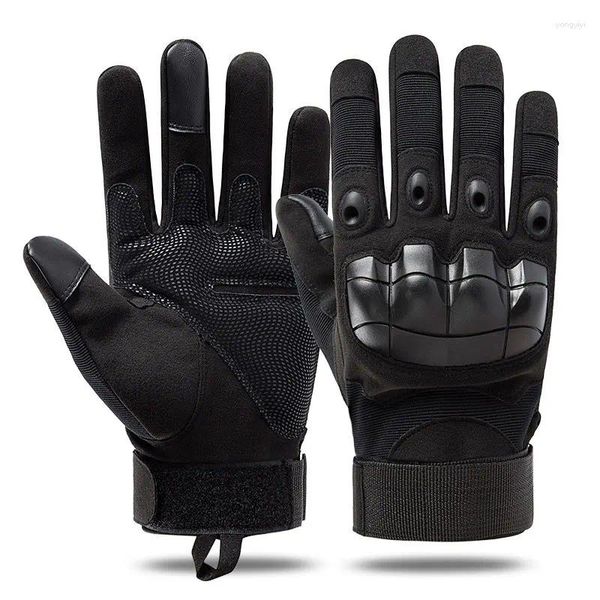 Radfahren Handschuhe Männer Outdoor Sport Voll Finger Militär Kampf Handschuh Special Forces Gummi Pad Fitness Nicht Slip Moto Reiten Handschuh n6