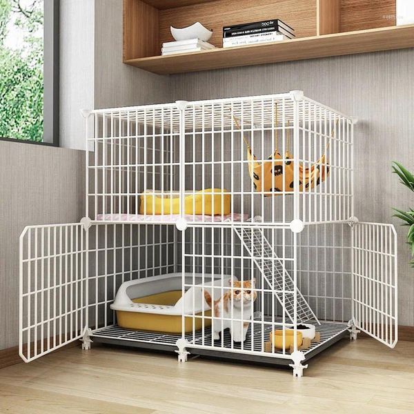 Cat Carriers Cage Home Indoor Villa não ocupa o espaço livre da Nest House integrada vazia