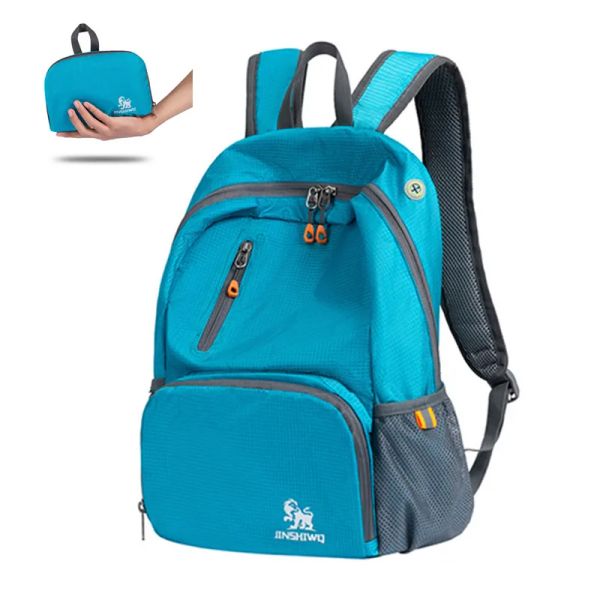 Sacos de acampamento mochila para mulheres ginásio dobrável bolso homens caminhadas equipamentos pequeno esporte ao ar livre montanhismo escalada mochila feminino