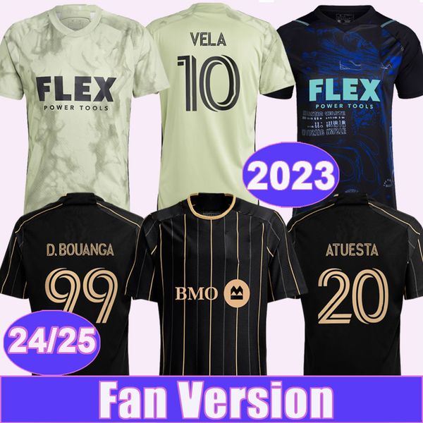 24 25 Los Angeles FC HOLLINGSHEAD Mens Futebol Jerseys ILIE 23 24 ACOSTA VELA CHIELLINI Home Away Edição Especial Camisa de Futebol Uniformes de Manga Curta