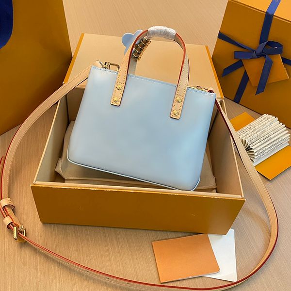 Sacola designer crossbody sacos bezerro espelho 1: 1 qualidade sacos de luxo moda bolsa de ombro néon rosa bolsa para mulher com caixa de presente conjunto wl306
