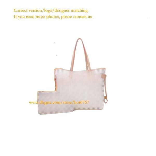 Borsa Lvse neverfulls Borsa classica da donna portatile a spalla singola Borsa tote Borsa per la spesa di grande capacità Contattami per la versione corretta per vedere l'immagine