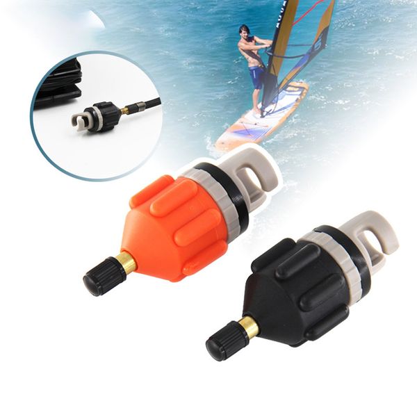 Adaptador de válvula de ar inflável Os barcos de borracha de remo inflável canoa Canoa Kayak Air Bomba Bomba Compressor Conversor para placas de SUP