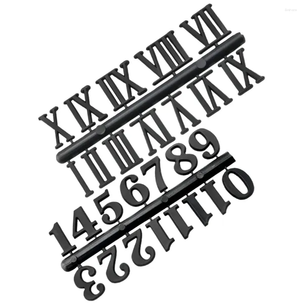 Accessori per orologi Targa per orologio romana per numeri fai-da-te Numeri digitali Accessori per la riparazione Forniture arabe Sostituzione campana da parete