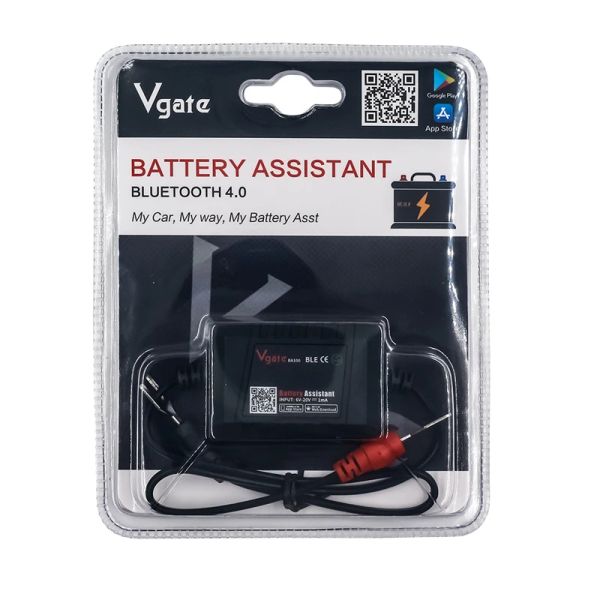 Оригинальный тестер автомобилей VGATE Bluetooth 4.0 12V Аккумулятор Анализованный анализ аккумулятора для Android IOS Phone